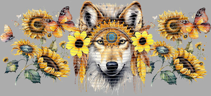 16oz Sunflower Girl-SU-25